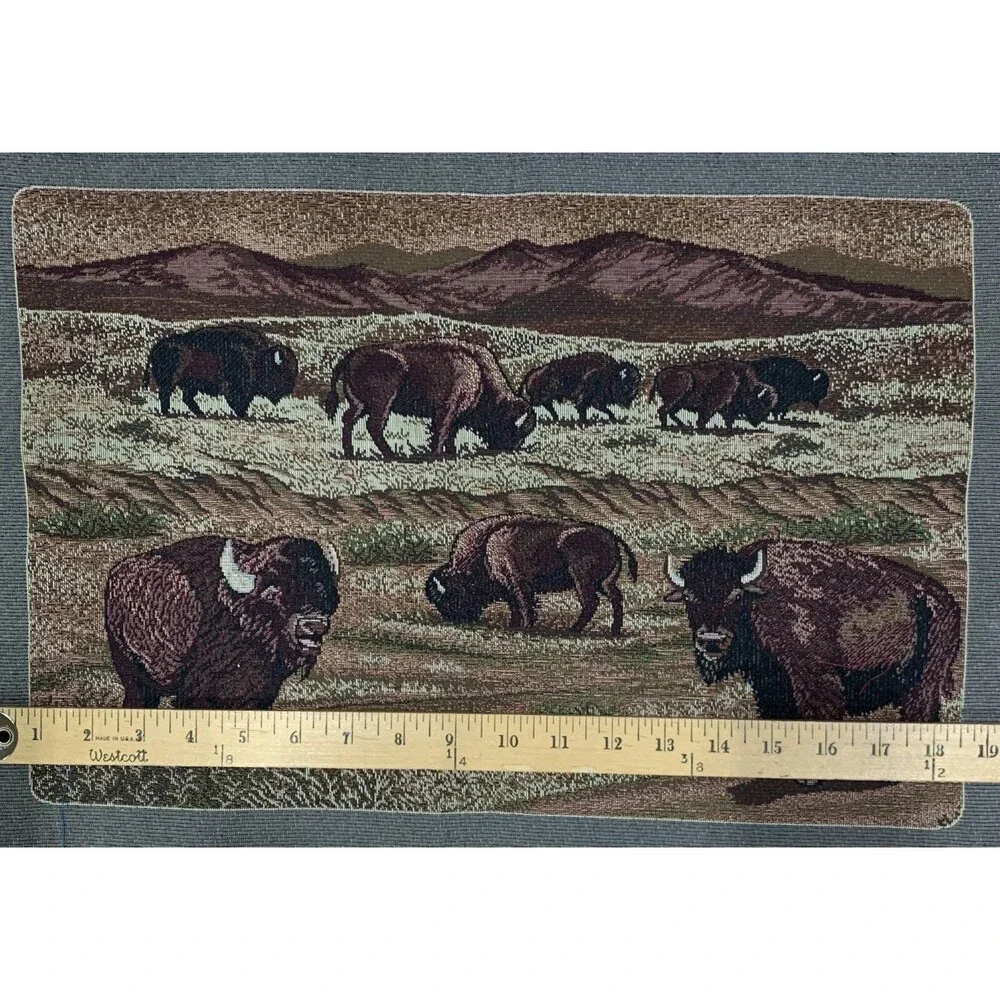 New Tapestry Panel Buffalo Approx. 18